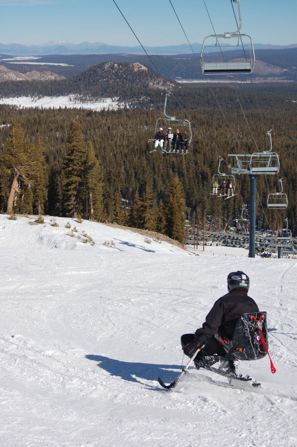 The Achievers skiing team