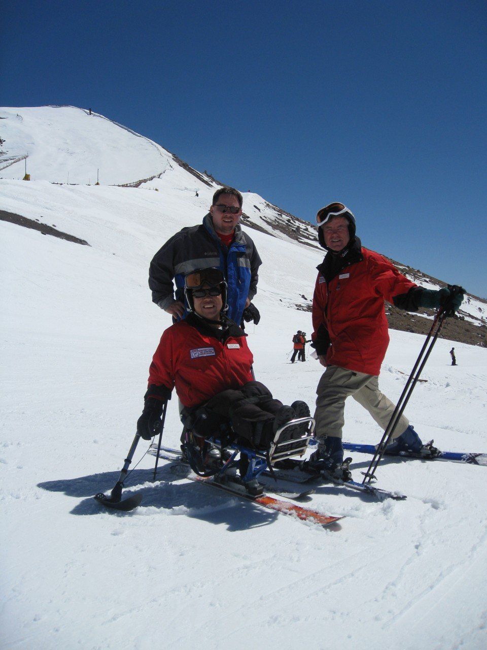 The Achievers skiing team