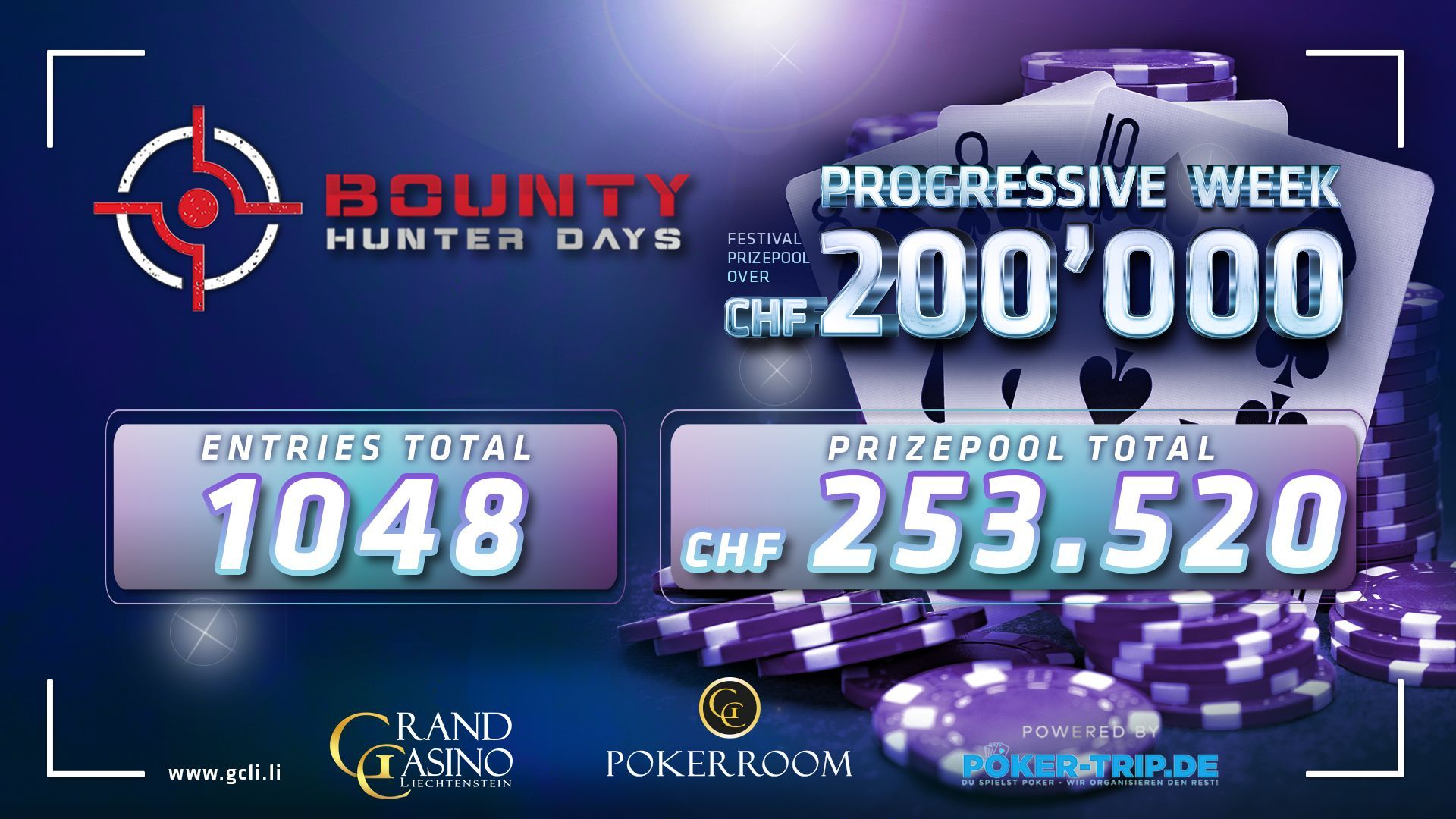 Bounty Hunter Days 2023 im Grand Casino Liechtenstein