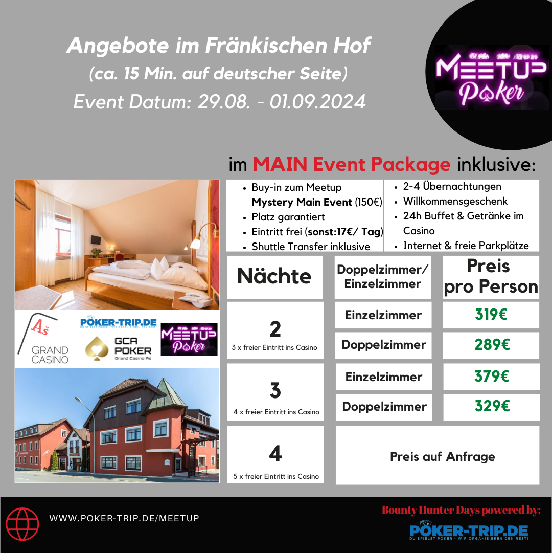 Angebote zu den Bounty Hunter Days im Grand Casino Asch im Hotel Schades Wohlfühlhotel Angebote zu den Bounty Hunter Days im Grand Casino Asch