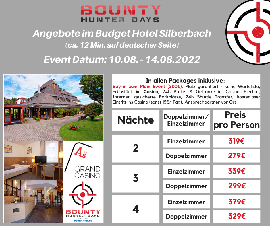 Angebote zu den Bounty Hunter Days im Grand Casino Asch Angebote zu den Bounty Hunter Days im Grand Casino Asch