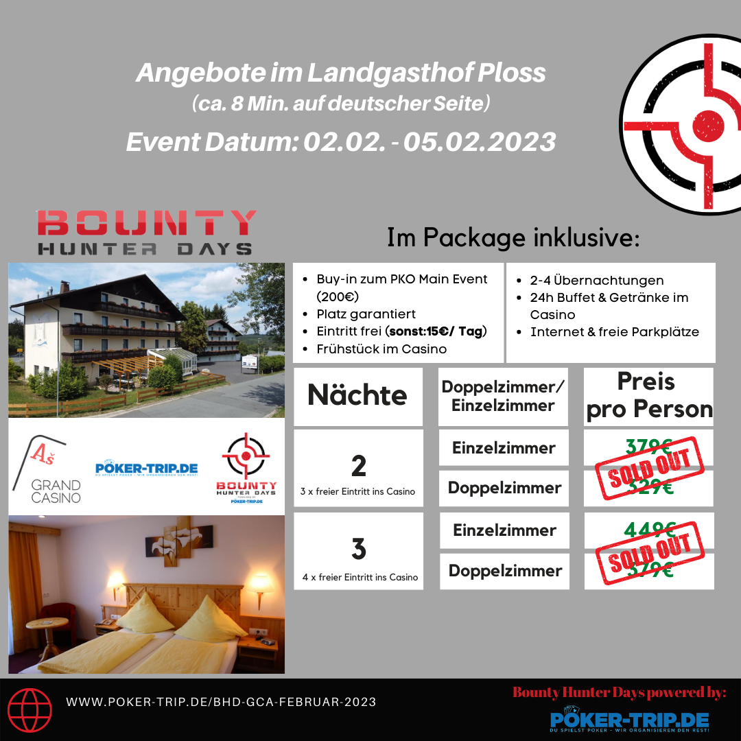 Angebote zu den Bounty Hunter Days im Grand Casino Asch im Hotel Schades Wohlfühlhotel Angebote zu den Bounty Hunter Days im Grand Casino Asch