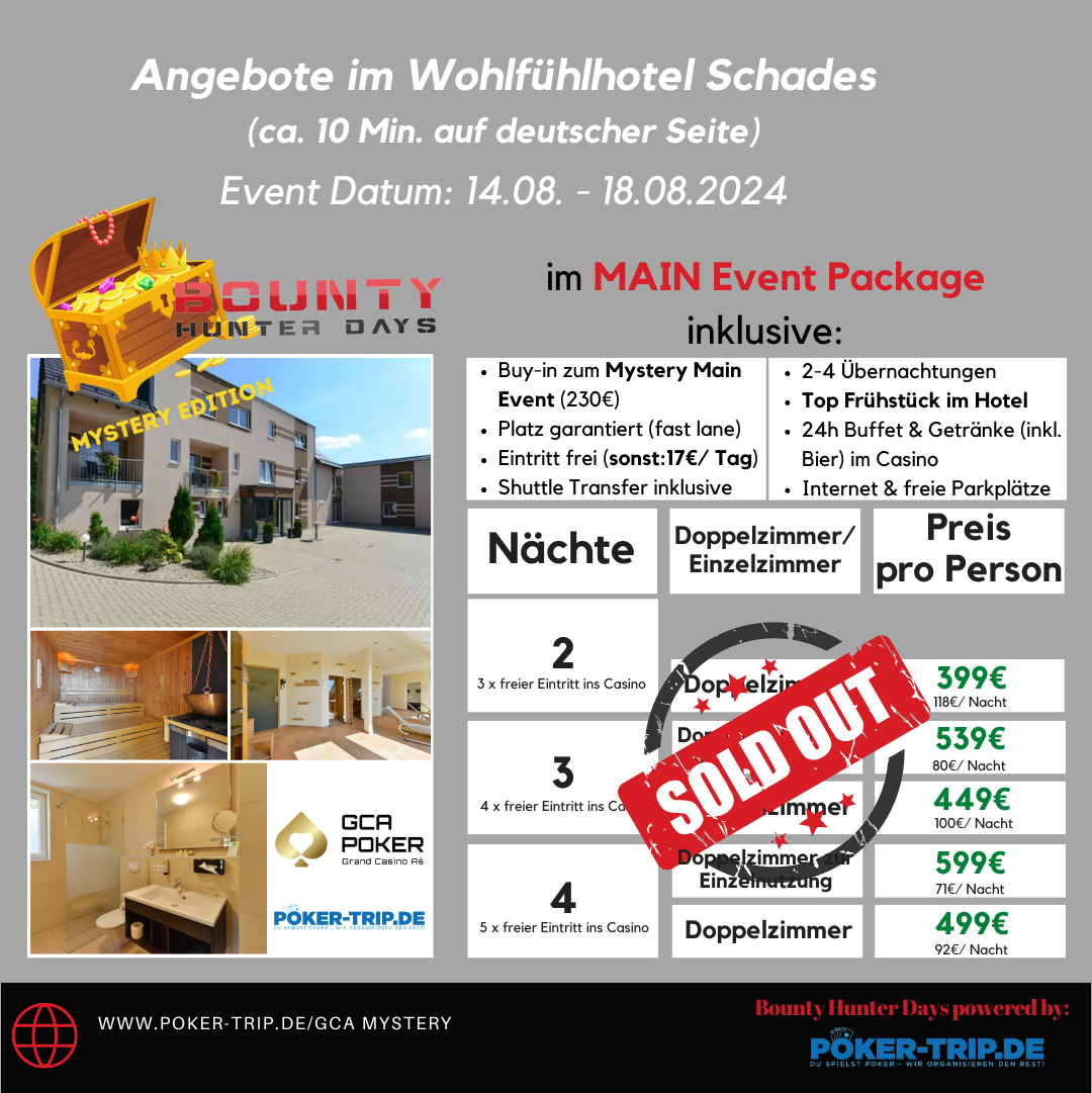 Angebote zu den Bounty Hunter Days im Grand Casino Asch im Hotel Schades Wohlfühlhotel Angebote zu den Bounty Hunter Days im Grand Casino Asch