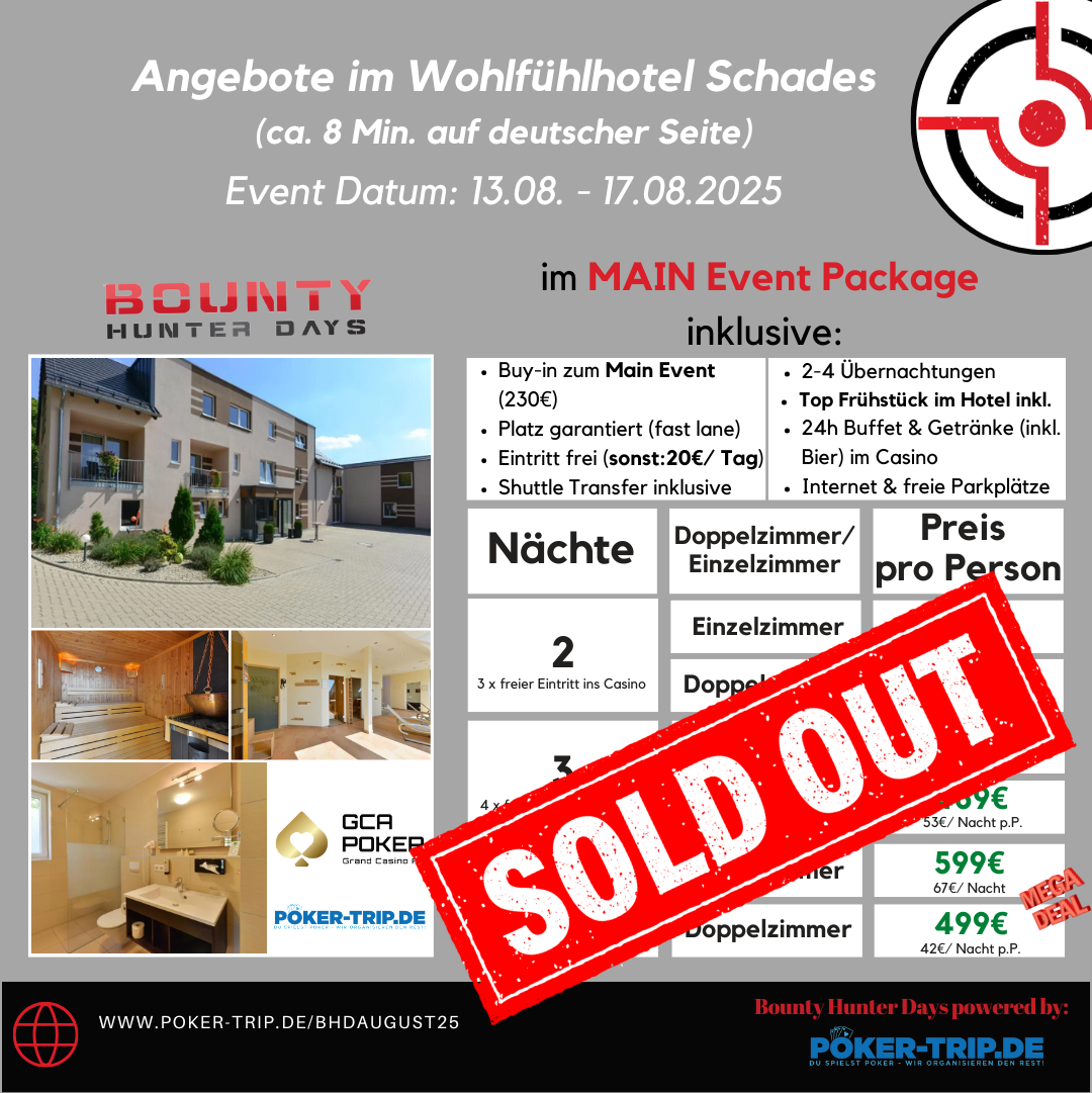 Angebote zu den Bounty Hunter Days im Grand Casino Asch im Hotel Schades Wohlfühlhotel Angebote zu den Bounty Hunter Days im Grand Casino Asch