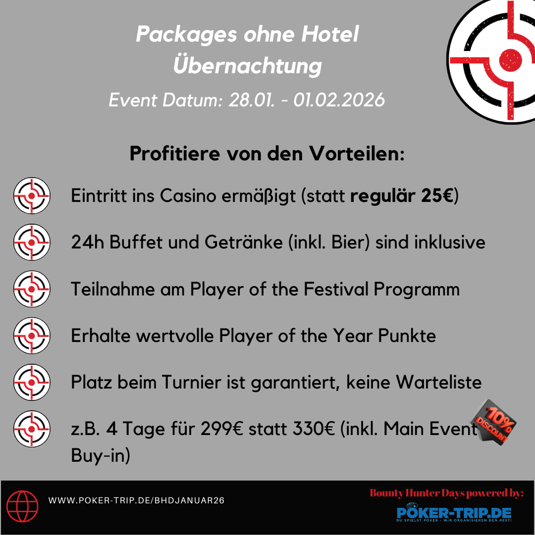 Angebote zu den Bounty Hunter Days im Grand Casino Asch im Hotel Schades Wohlfühlhotel Angebote zu den Bounty Hunter Days im Grand Casino Asch