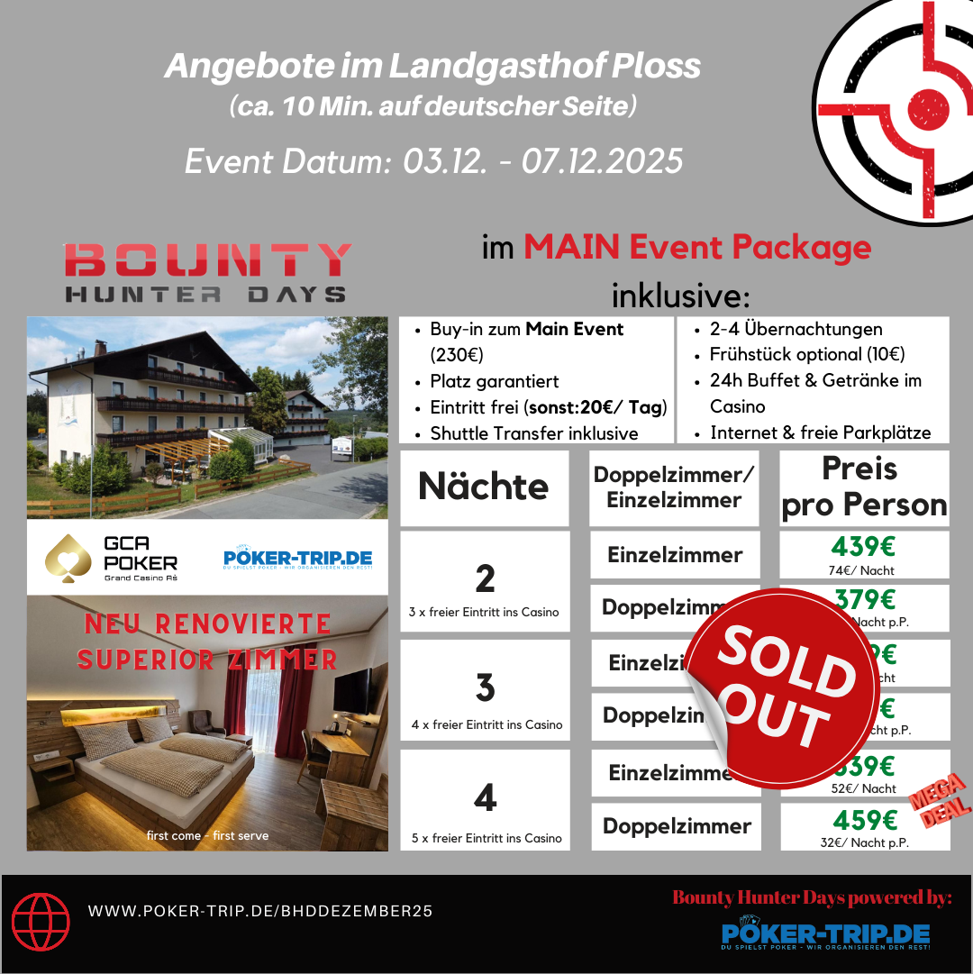 Angebote zu den Bounty Hunter Days im Grand Casino Asch im Hotel Schades Wohlfühlhotel Angebote zu den Bounty Hunter Days im Grand Casino Asch