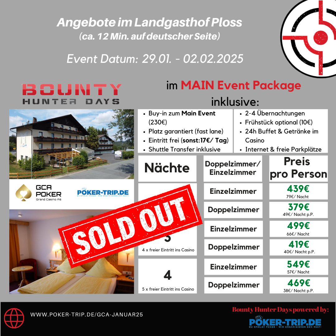 Angebote zu den Bounty Hunter Days im Grand Casino Asch im Hotel Schades Wohlfühlhotel Angebote zu den Bounty Hunter Days im Grand Casino Asch