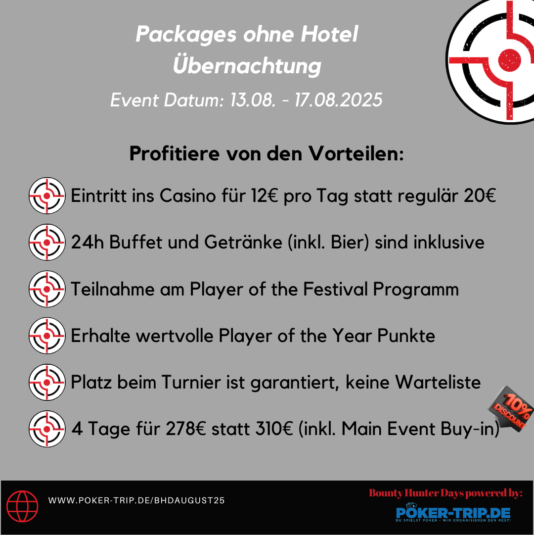 Angebote zu den Bounty Hunter Days im Grand Casino Asch im Hotel Schades Wohlfühlhotel Angebote zu den Bounty Hunter Days im Grand Casino Asch