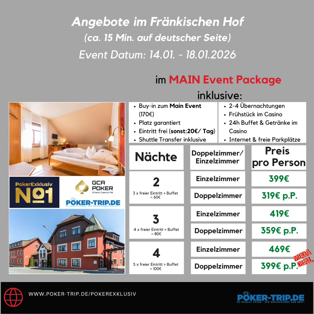 Angebote zu den Bounty Hunter Days im Grand Casino Asch im Hotel Schades Wohlfühlhotel Angebote zu den Bounty Hunter Days im Grand Casino Asch
