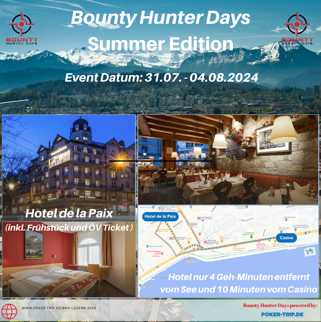 Angebote zu den Bounty Hunter Days im Banco Casino in Bratislava mit Shuttle Transfer ab Wien