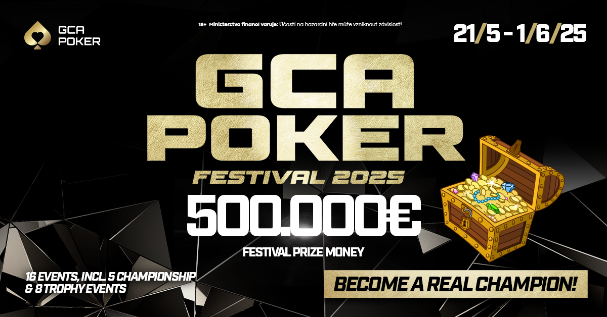 21.05. - 25.05.2025 im Grand Casino in Asch (CZ) GCA Poker Festival