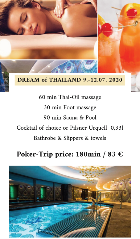 Special Welness Package bei den Bounty Hunter Days Warm-Up im Kings Casino.