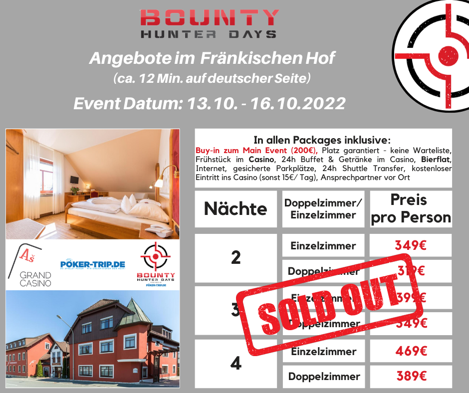 Angebote zu den Bounty Hunter Days im Grand Casino Asch Angebote zu den Bounty Hunter Days im Grand Casino Asch
