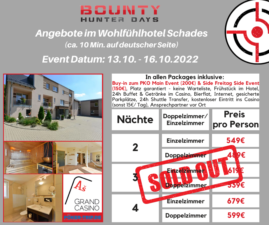 Angebote zu den Bounty Hunter Days im Grand Casino Asch im Hotel Schades Wohlfühlhotel Angebote zu den Bounty Hunter Days im Grand Casino Asch