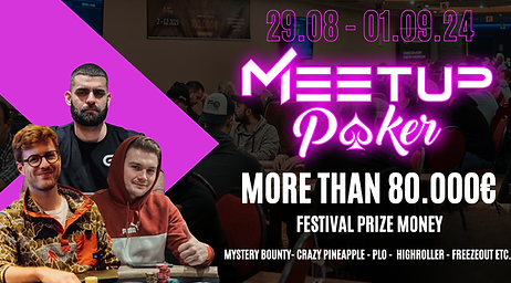 MeetUp Poker Festival im Grand Casino Asch