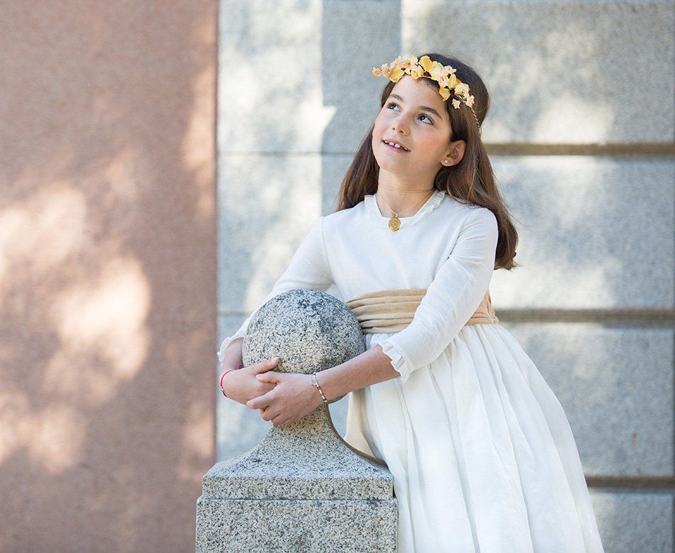 Sesión primer comunión en exteriroes