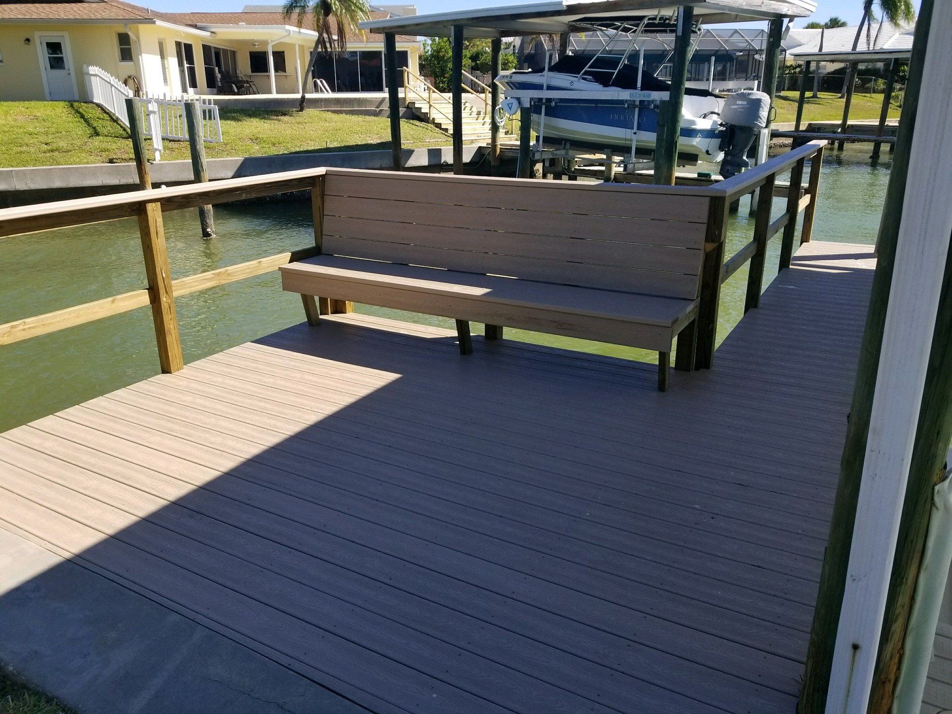 Framed Dock on Water
