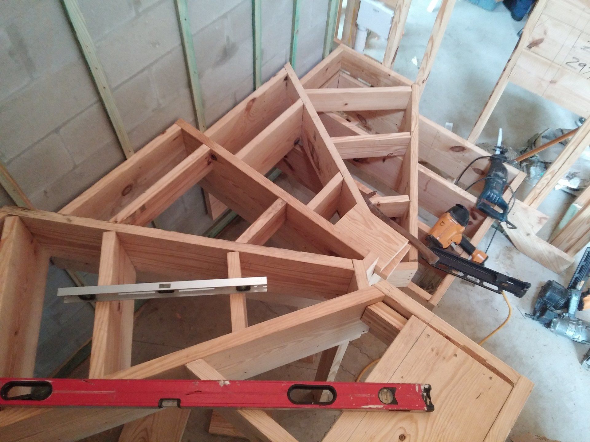 Framed Spiral Staircase