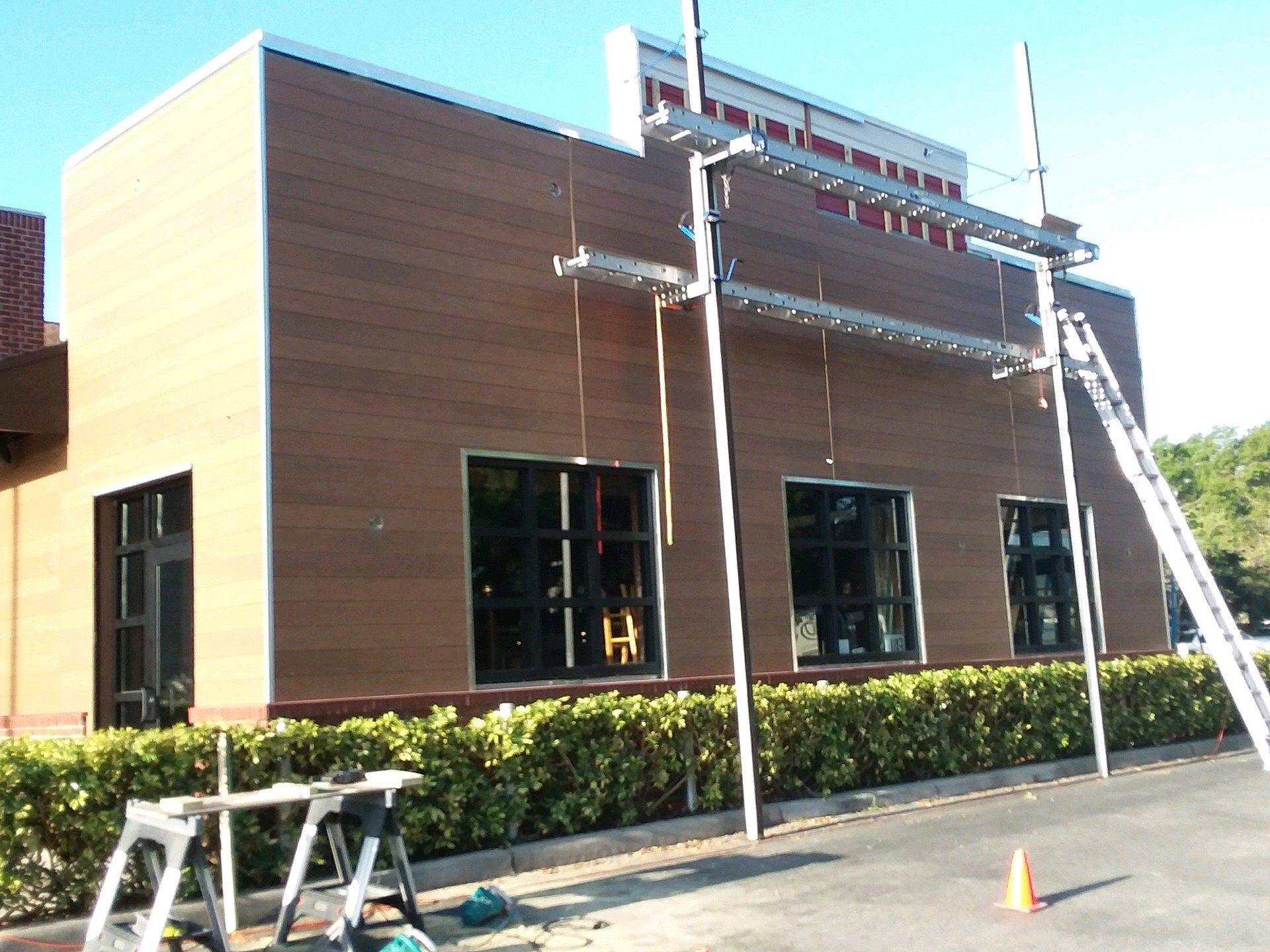 Framed Commercial Building