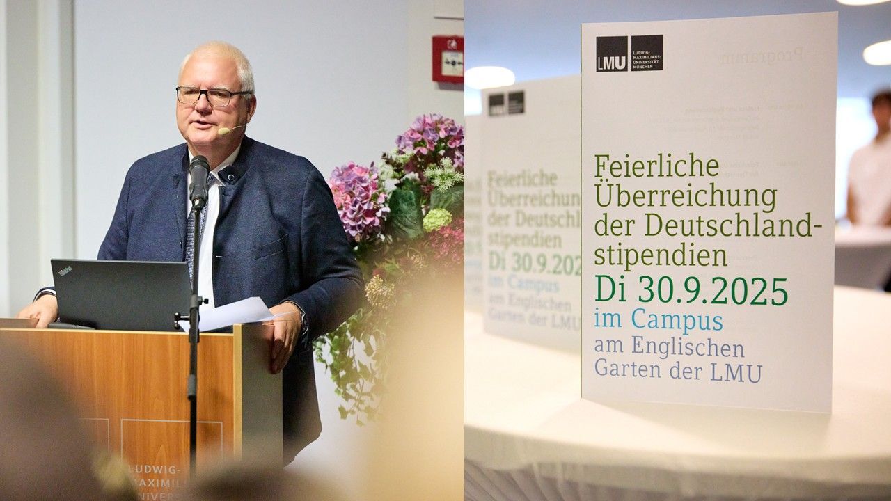 Deutschlandstipendium 25 Verleihung des Deutschlandstiendiums 2025 an der LMU