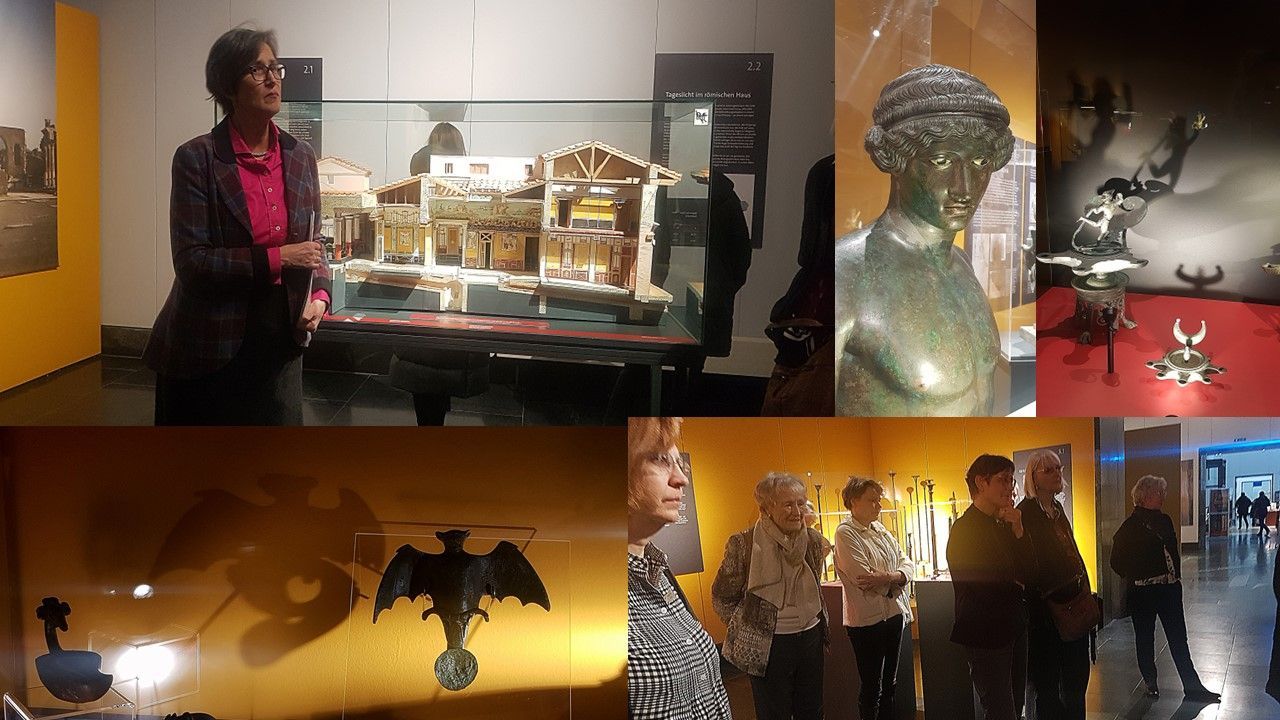 Club München -Schwabing Visit of the exhibition New Light in Pompeji Visit of the exhibition New Light in Pompeji