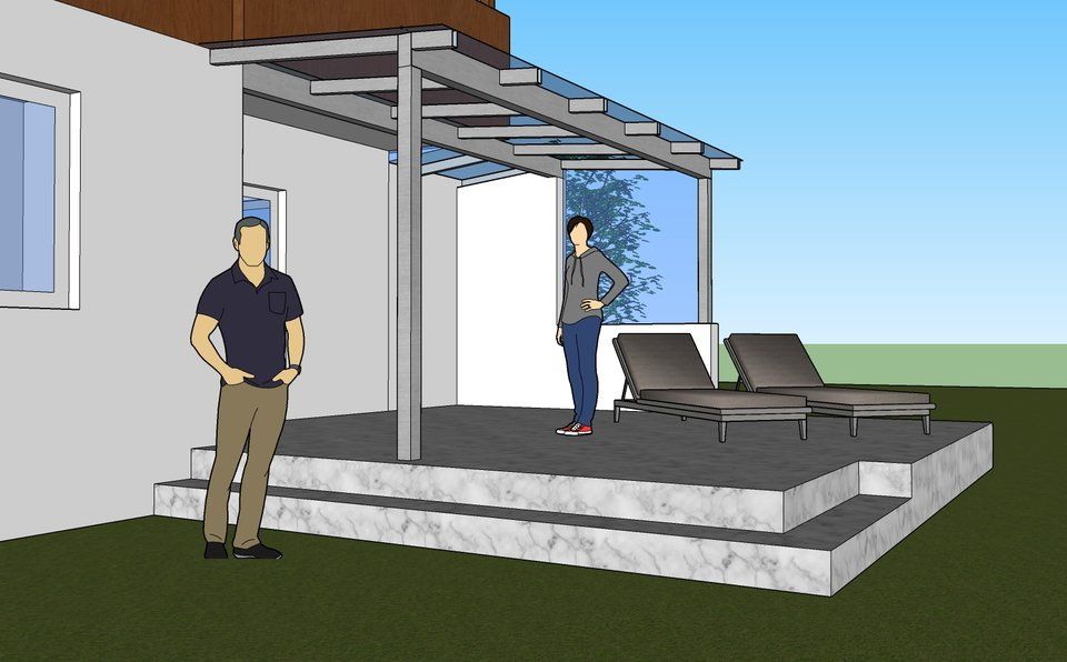 3D - Visualisierung Terrassenumbau