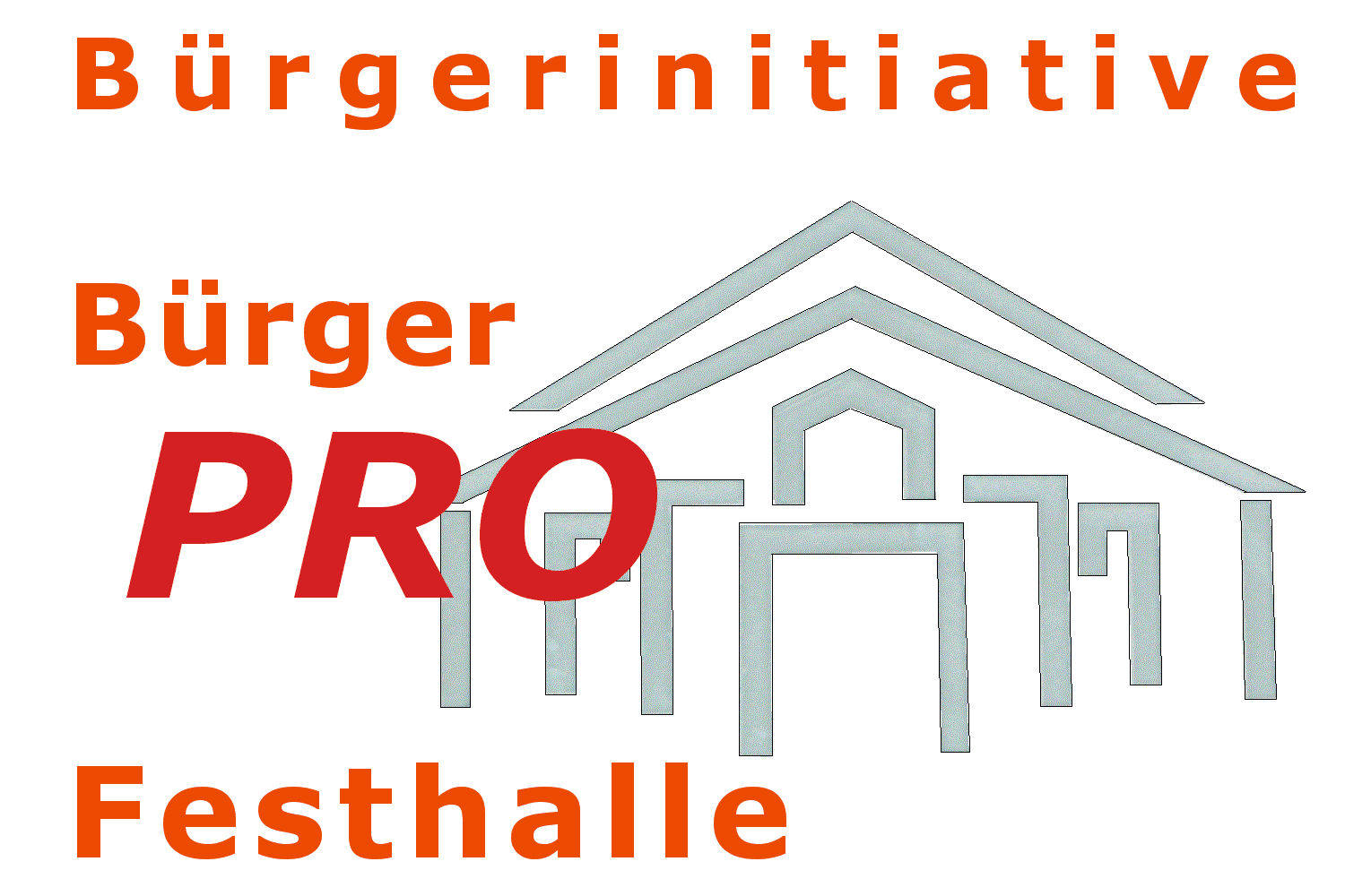 Unser Logo Logo Bürgerinitiative Bürger PRO Festhalle