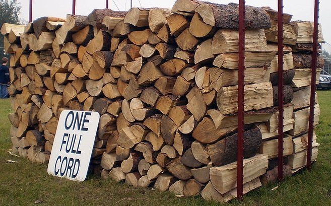 Firewood By The Cord 128 cu fdgfg stacked = 180 cu ft loose