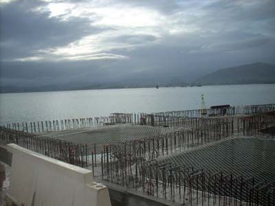 Sistema de protecciçon colectiva en cajones conformación de diques