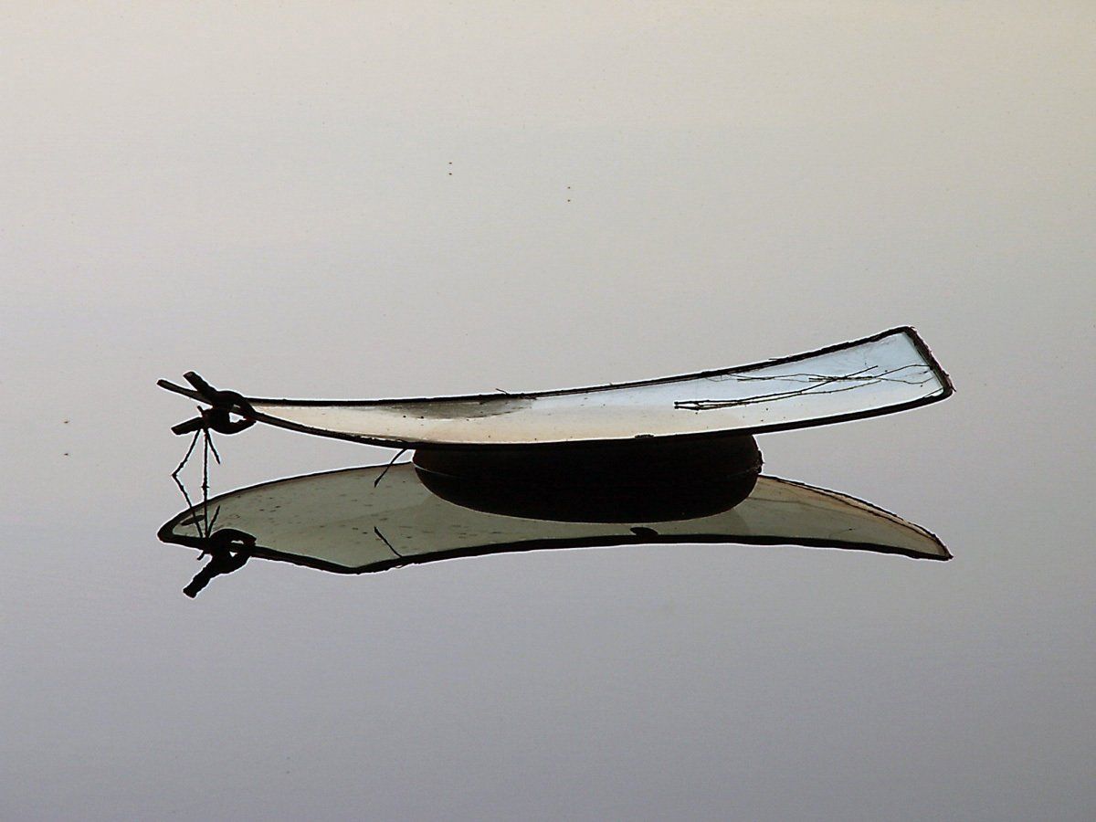 Wasser-Installation DURST.SCHALE, Kunstpreis der Sparkassen-Stiftung, aquamediale; Licht-Malerei; Bildende Kunst; Zeitgenössische Glas-Kunst;  KUNST.HAUS am SEE; Werenzhainer Ziegelei 1; 03253 Doberlug-Kirchhain; Landkreis Elbe-Elster; Lausitz; Brandenburg; Deutschland