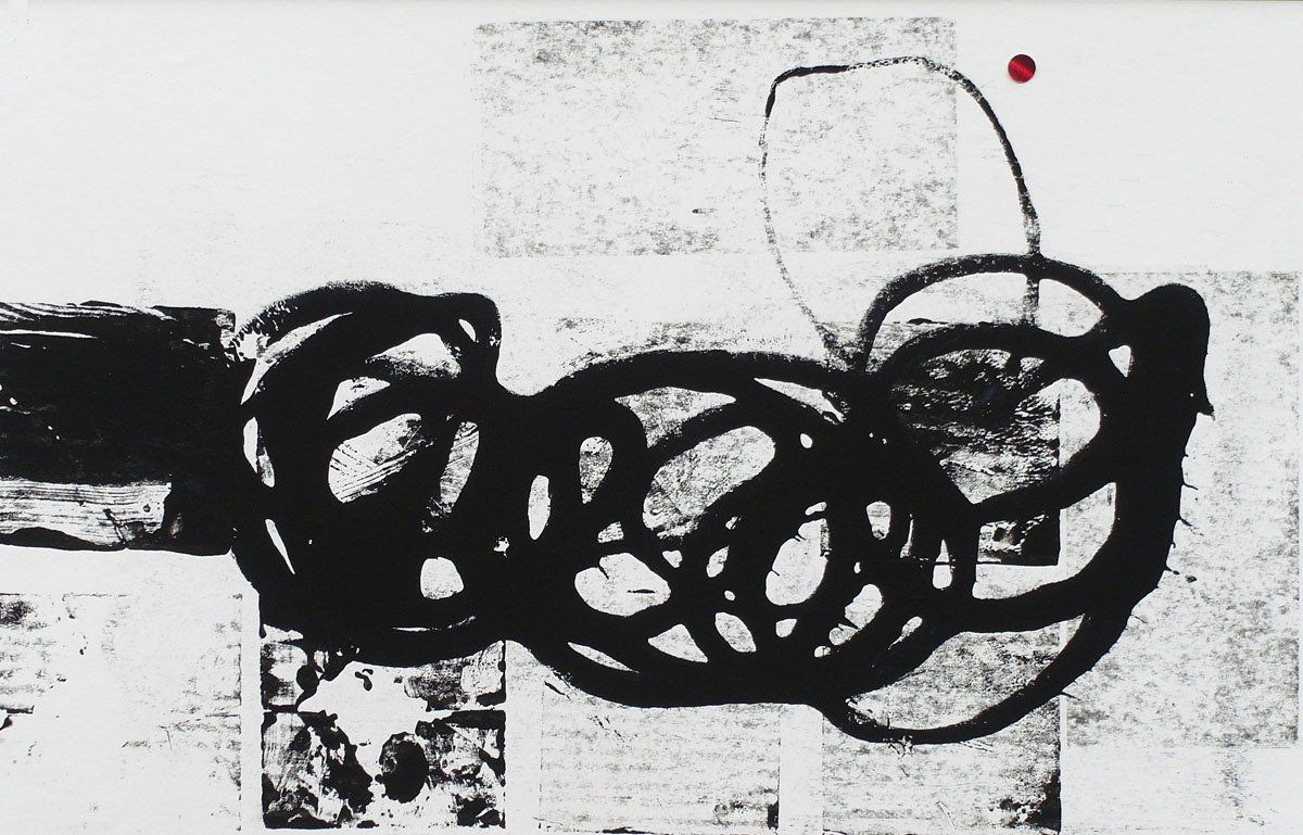 Druck-Grafik FREIHEIT, mehrfacher Handdruck; Bildende Kunst, Zeitgenössische Druck-Grafik;  KUNST.HAUS am SEE, Werenzhainer Ziegelei 1, 03253 Doberlug-Kirchhain, Landkreis Elbe-Elster, Lausitz, Brandenburg, Deutschland