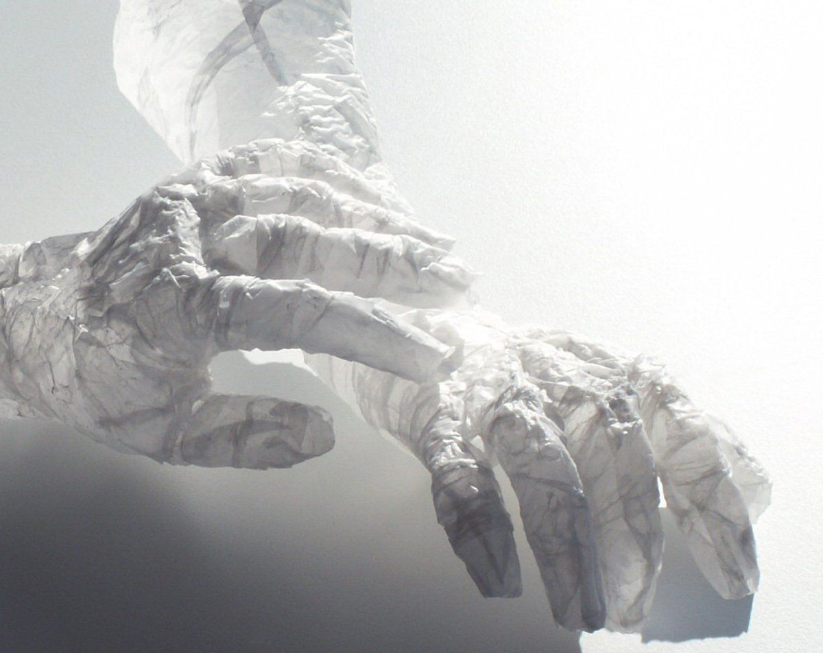 Paper.Art 9 - FASSEN.LASSEN - Gestik-Mimik; skulpturale Paper.Art; Bildende Kunst; KUNST.HAUS am SEE; Werenzhainer Ziegelei 1; 03253 Doberlug-Kirchhain; Landkreis Elbe-Elster; Lausitz; Brandenburg; Deutschland