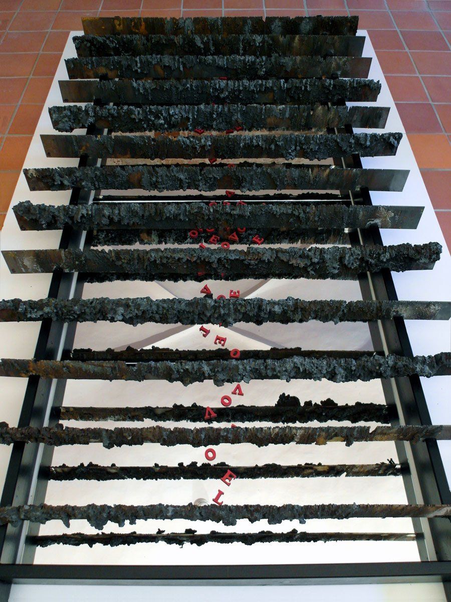 Boden-Installation UM.BRÜCHE, Kulturland-Jahr 500 Jahre Reformation, Schloss Doberlug; Licht-Malerei; Bildende Kunst; Zeitgenössische Glas-Kunst; KUNST.HAUS am SEE; Werenzhainer Ziegelei 1; 03253 Doberlug-Kirchhain; Landkreis Elbe-Elster; Lausitz; Brandenburg; Deutschland