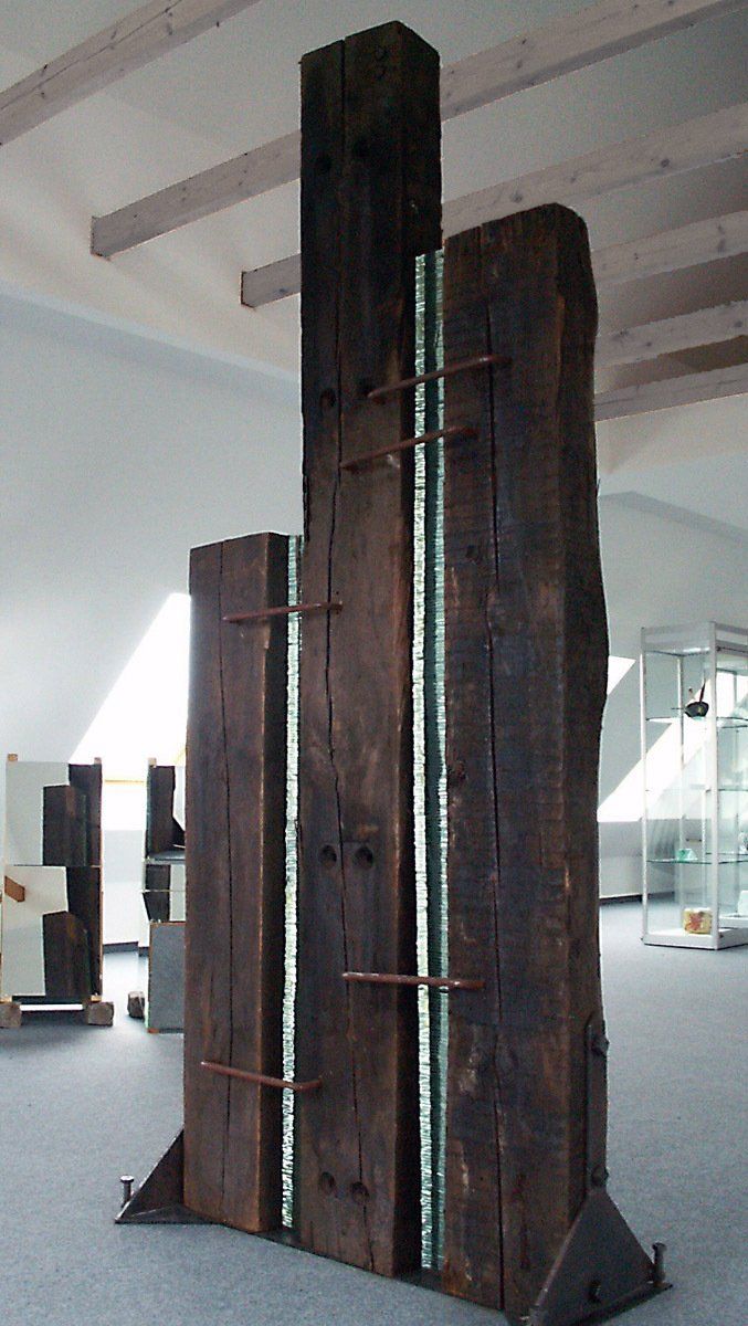 Raum-Installation LICHT.BLICKE, für Louise, Brikettfrabrik Louise; Licht-Malerei; Bildende Kunst; Zeitgenössische Glas-Kunst; KUNST.HAUS am SEE; Werenzhainer Ziegelei 1; 03253 Doberlug-Kirchhain; Landkreis Elbe-Elster; Lausitz; Brandenburg; Deutschland