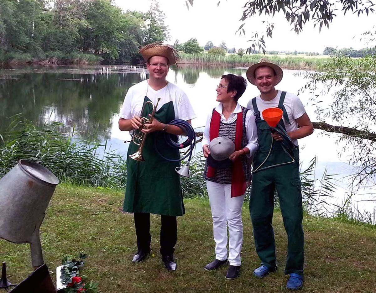 Angela Willeke KLÄNGE am SEE - Natur.Musik.Kunst, Freiluft-Event; Bildende Kunst; KUNST.HAUS am SEE; Werenzhainer Ziegelei 1; 03253 Doberlug-Kirchhain; Landkreis Elbe-Elster; Lausitz; Brandenburg; Deutschland