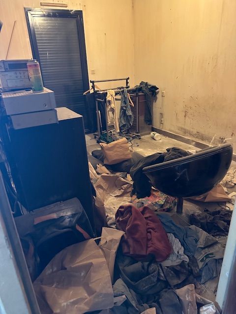 Photo d'un logement avant nettoyage