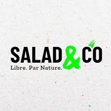 Logo de Salad & Co, avec le slogan