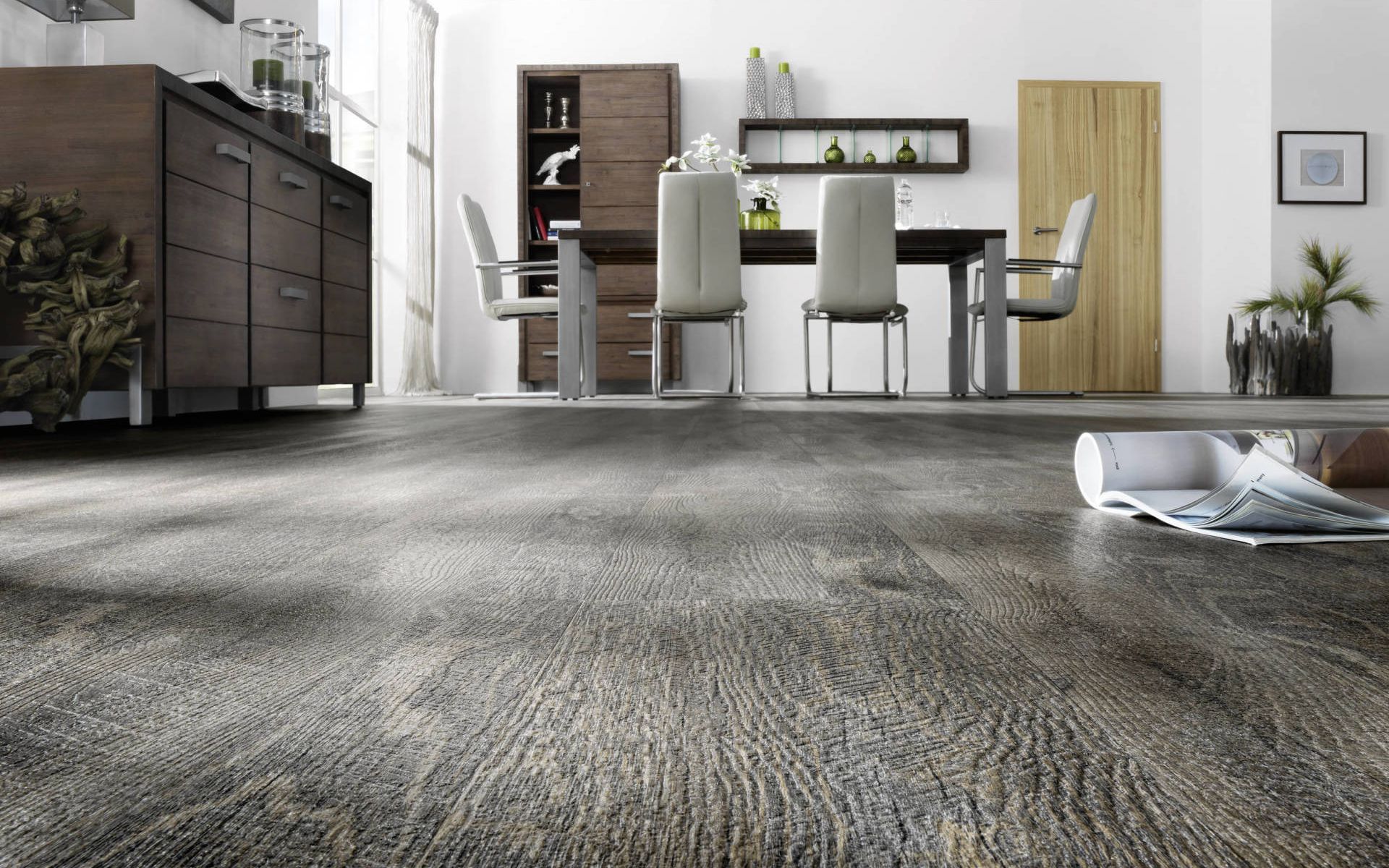 Fachgerechte Neuverlegung von Vinylboden Misty Oak