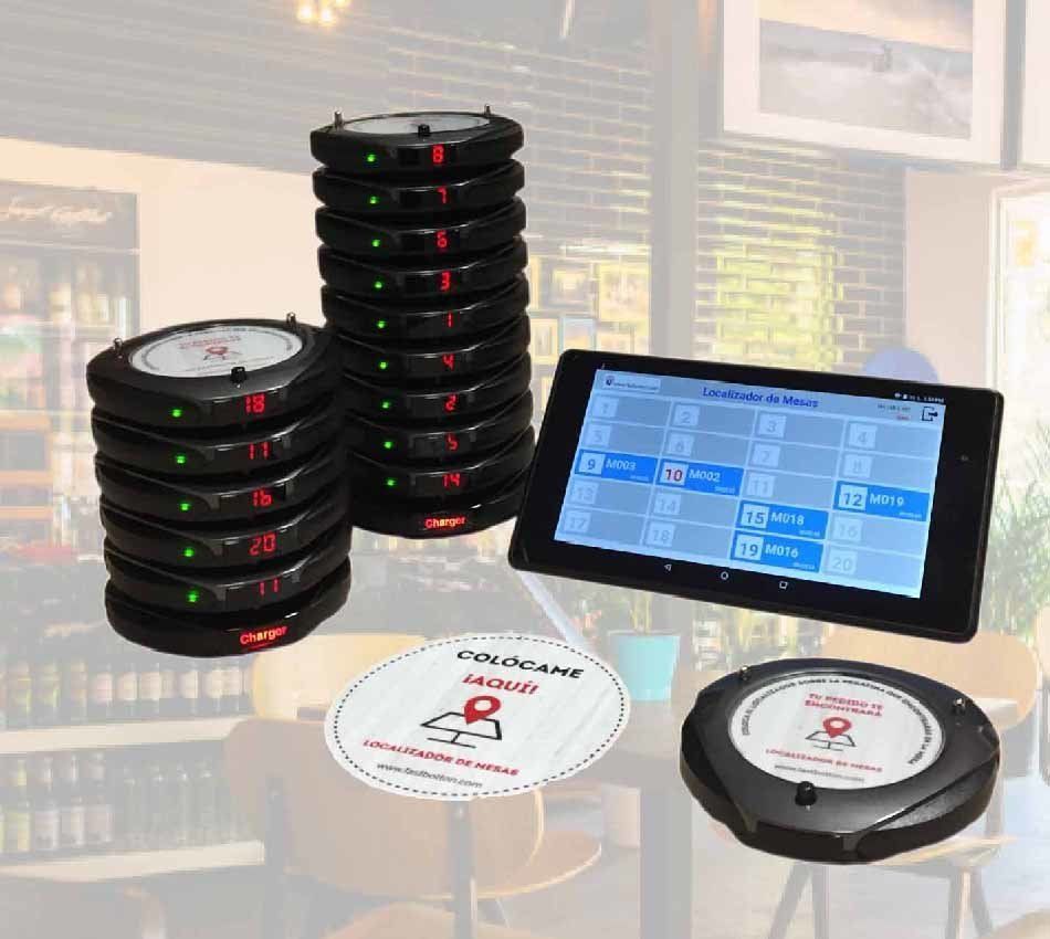 Localizador de mesas Fast Botton