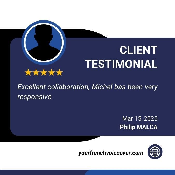 Client testimonial