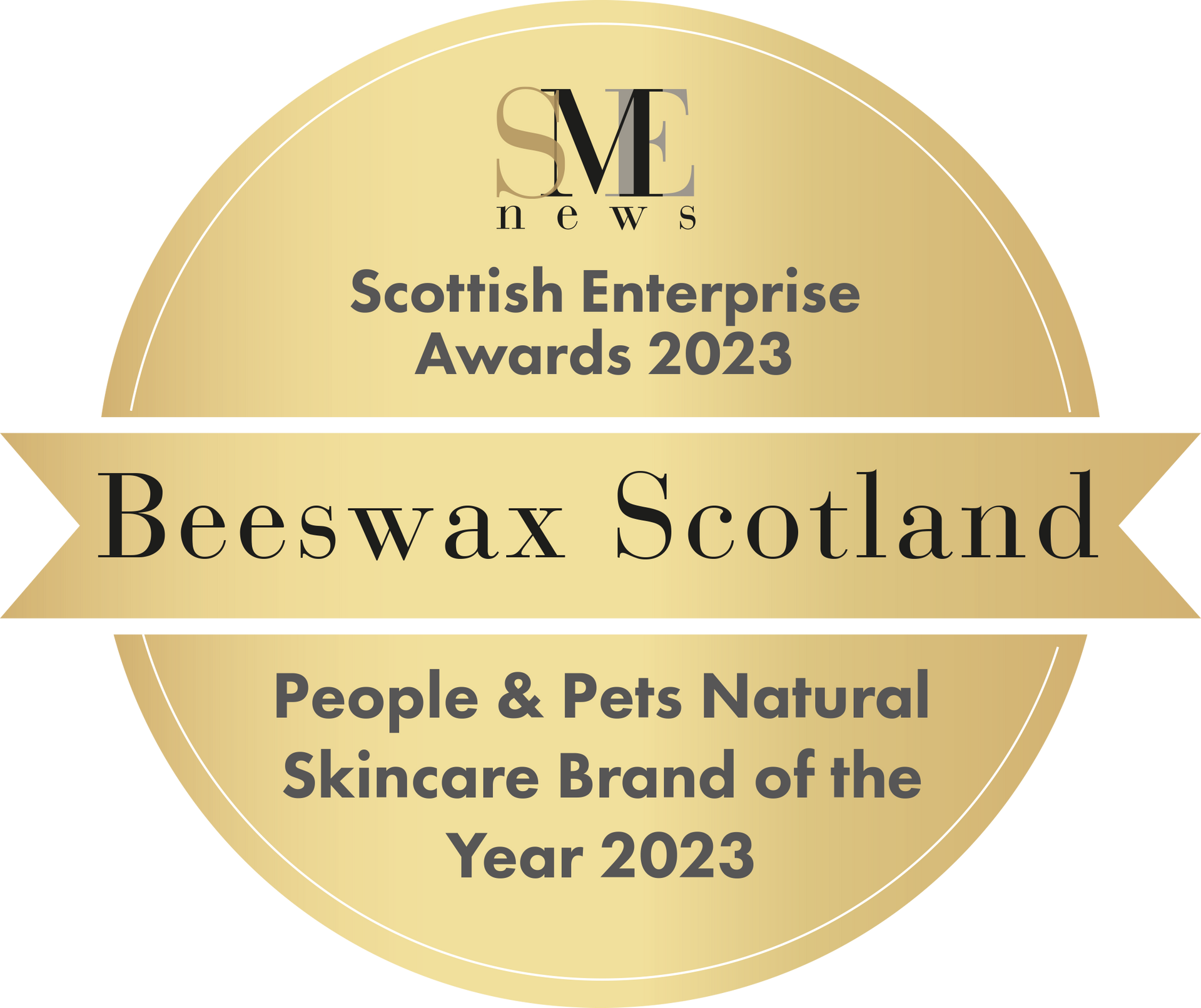 Very Proud to share our latest award. People & Pets Natural Skincare Brand of the Year 2023