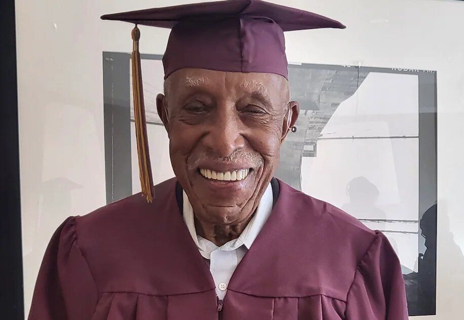 101 Years Old Black Man Gets His High School Diploma
