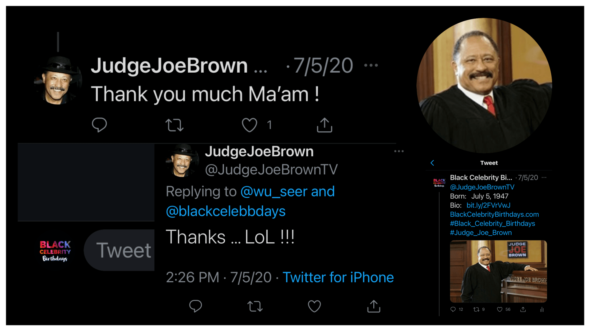 Judge Joe Brown Testimonial