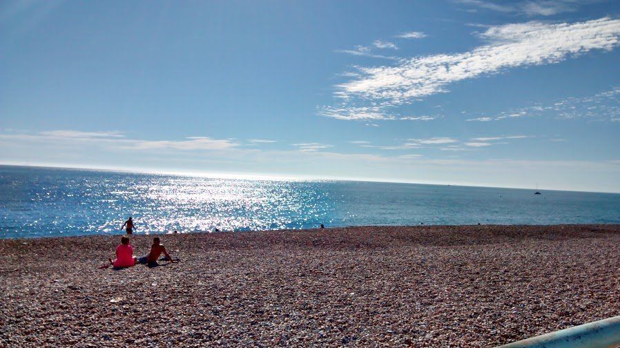Sunday day on Brighton beach