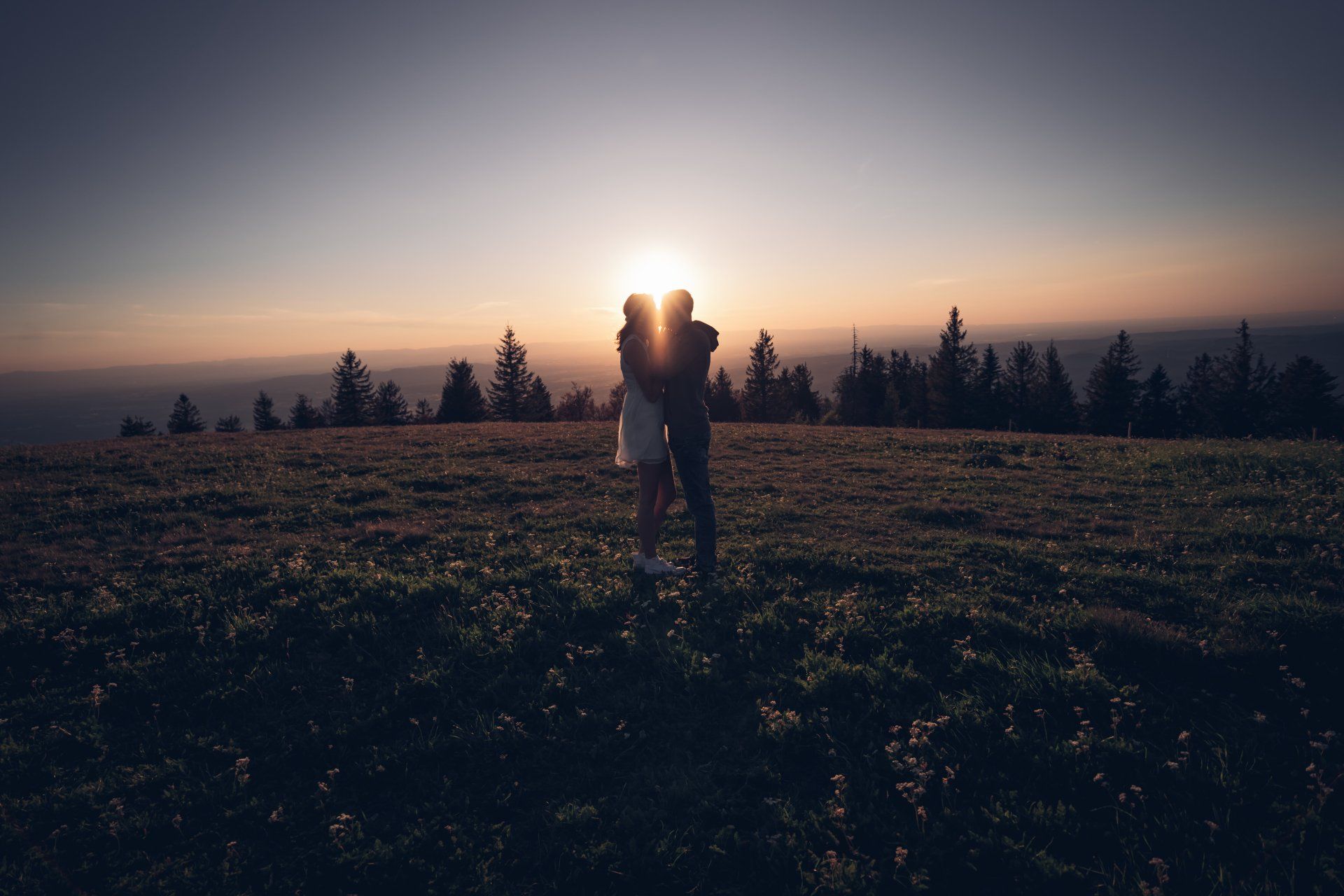 Paarshooting Sonnenuntergang Kandel