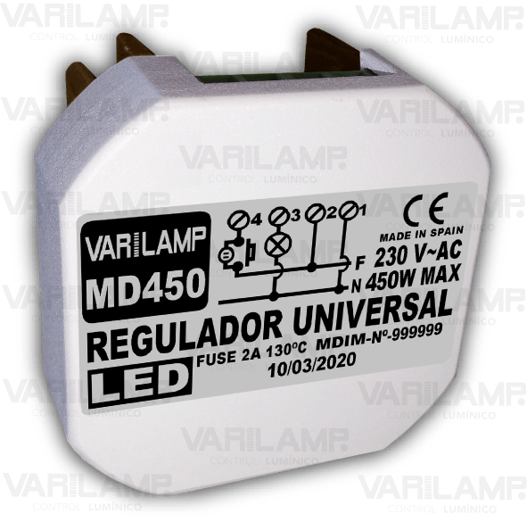 Multi Dimmer 250 Varilamp. Regulador Universal a pulsdores para cualquier LED regulable