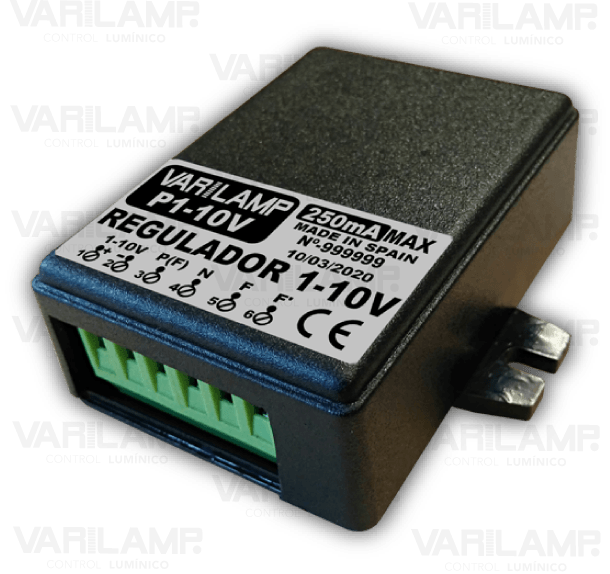 P1-10V Varilamp. Regulador a pulsadores para señal 1-10V