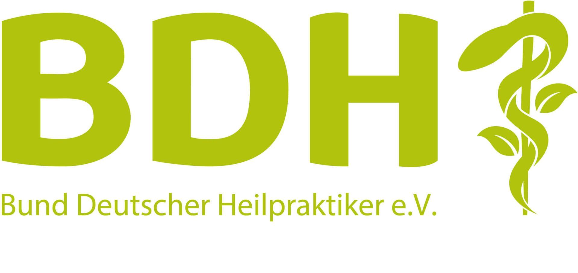 Logo des BDH Logo Bund deutscher Heilpraktiker Berufsverband
