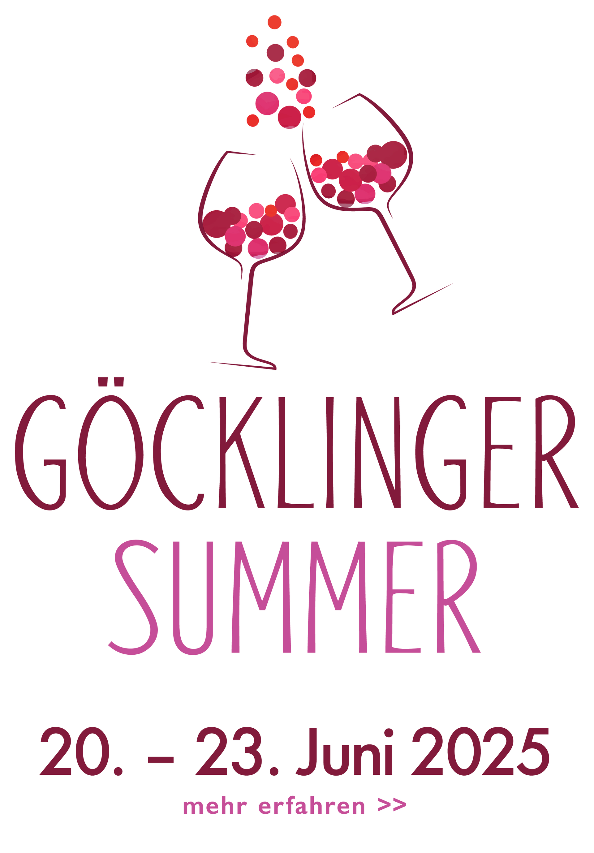 Göcklinger Summer vom 20. bis 23. Juni 2025 Göcklinger Summer vom 20. bis 23. Juni 2025, hier mehr erfahren