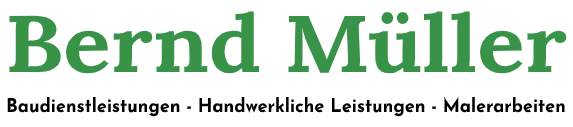 Baudienstleistungen Bernd Müller - Malerarbeiten - Tapezierarbeiten und Handwerkliche Dienstleistungen-Logo